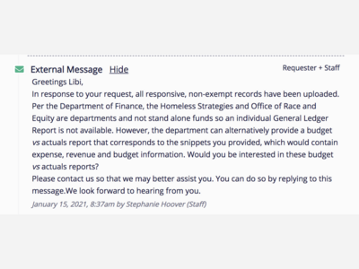 Tracking Taxpayers’ Money